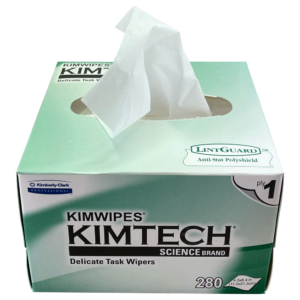 Fazzoletti  pulizia fibra ottica. Kimtech